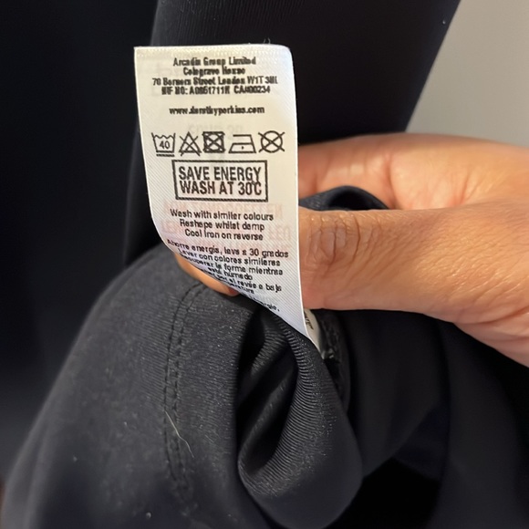 Cap sleeve dress- Navy Blue - Picture 7 of 7